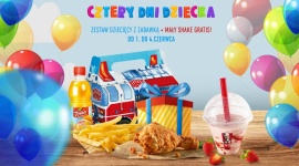 W KFC Dzień Dziecka potrwa aż 4 dni! Dziecko, LIFESTYLE - 1 czerwca to dzień, którego z niecierpliwością wyczekują wszystkie dzieci. Z okazji ich święta, sieć restauracji KFC przygotowała dla najmłodszych wiele atrakcji i specjalną ofertę promocyjną.