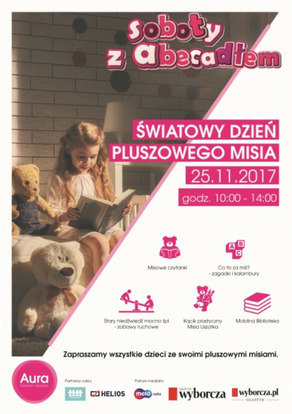 Świętuj Światowy Dzień Pluszowego Misia razem z Aura Centrum Olsztyna!