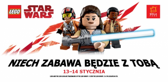 Ferie z LEGO® Star Wars™ w Wola Parku Dziecko, LIFESTYLE - Ferie zimowe w Wola Parku będą niezapomniane dla wszystkich fanów Gwiezdnych Wojen. 13 i 14 stycznia Centrum Handlowe zaprasza do wielkiej przygody z LEGO® Star Wars™. Po raz pierwszy do Wola Parku zawita ogromna ilość gwiezdnych atrakcji z najnowszej części sagi.