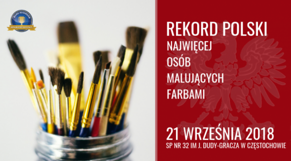 Uczniowie z SP nr 32 w Sosnowcu będą bić Rekord Polski w patriotycznym malowaniu Dziecko, LIFESTYLE - Uczniowie i nauczyciele ze Szkoły Podstawowej nr 32 im. J. Dudy-Gracza w Częstochowie podejmą się oficjalnej próby ustanowienia bardzo patriotycznego Rekordu Polski.