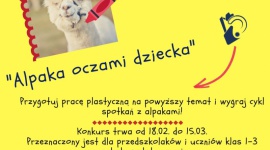 Konkurs dla szkół i przedszkoli „Alpaka oczami dziecka”! Dziecko, LIFESTYLE - „Alpaka oczami dziecka” – pod takim hasłem odbywa się konkurs skierowany do przedszkoli oraz klas 1-3 szkół podstawowych z Warszawy i okolicznych powiatów.