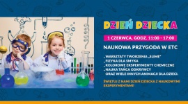 Odkryj w sobie naukowca z ETC Swarzędz Dziecko, LIFESTYLE - Dzień Dziecka w ETC Swarzędz zapowiada się rewelacyjnie. 1 czerwca w godz. 11:00-17:00 na najmłodszych czekać będzie moc cudownych atrakcji.