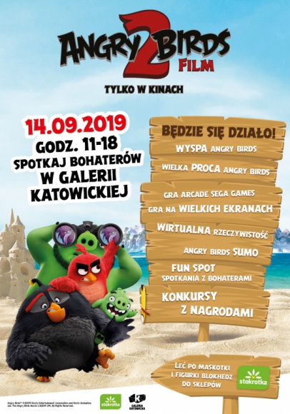 We wrześniu Angry Birds opanują Galerię Katowicką Dziecko, LIFESTYLE - Niebawem Angry Birds rozbiją swoje bazy na terenie Galerii Katowickiej.