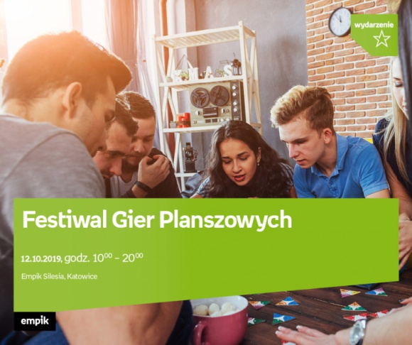 Festiwalu Gier Planszowych w Empiku Silesia Dziecko, LIFESTYLE - Spotkajmy się przy planszówkach w katowickim salonie Empik Silesia 12 października. Czołowi wystawcy gier czekają na Was od godziny 10:00 do 20:00.