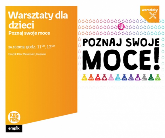 Warsztaty dla dzieci - Poznaj swoje moce | Empik Plac Wolności Dziecko, LIFESTYLE - Warsztaty dla dzieci - Poznaj swoje moce | Empik Plac Wolności 26 października, godz. 11:00-15:00