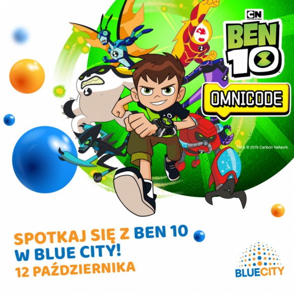 Spotkajcie się z Ben 10 w Blue City Dziecko, LIFESTYLE - Kreskówki Cartoon Network cieszą się niezmienną popularnością wśród kolejnych pokoleń. Dlatego Blue City przygotowało rodzinne wydarzenie dla najmłodszych fanów Ben 10 i ich rodziców.
