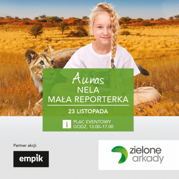 Przedmikołajkowe spotkanie z Nelą Małą Reporterką w Zielonych Arkadach Dziecko, LIFESTYLE - Przez Norwegię, Argentynę, aż na Antarktydę – taką podróż będzie można odbyć z Nelą Małą Reporterką 23 listopada w Zielonych Arkadach.