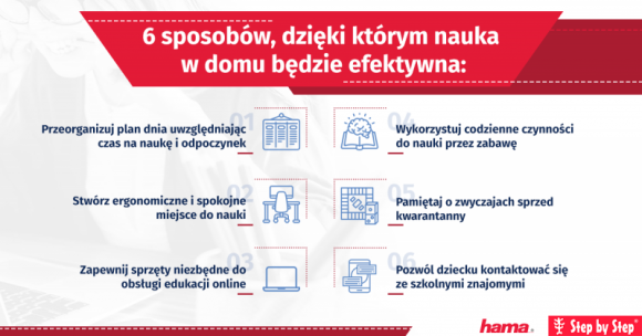6 sposobów, dzięki którym nauka w domu będzie efektywna Dziecko, LIFESTYLE - Nauka w domu nie ogranicza się jedynie do zdalnych lekcji czy rozwiązywania ćwiczeń zadanych przez nauczycieli. Wiążę się ona także z przeorganizowaniem planu dnia czy zapewnieniem uczniowi odpowiedniego miejsca do edukacji i sprzętów.