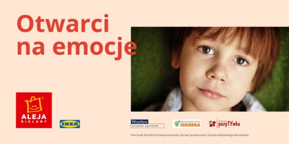 Podsumowanie akcji "Otwarci na emocje" Dziecko, LIFESTYLE - Aleja Bielany wraz Fundacją PozyTYwka oraz Stowarzyszeniem Pomocy Iskierka, podsumowują akcję „OTWARCI NA EMOCJE”. Prawie 90 dzieci i rodziców z Wrocławia i okolic wzięło udział w warsztatach terapeutycznych oraz spotkaniach poświęconych wychowywaniu dzieci bez przemocy.